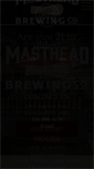 Mobile Screenshot of mastheadbrewingco.com